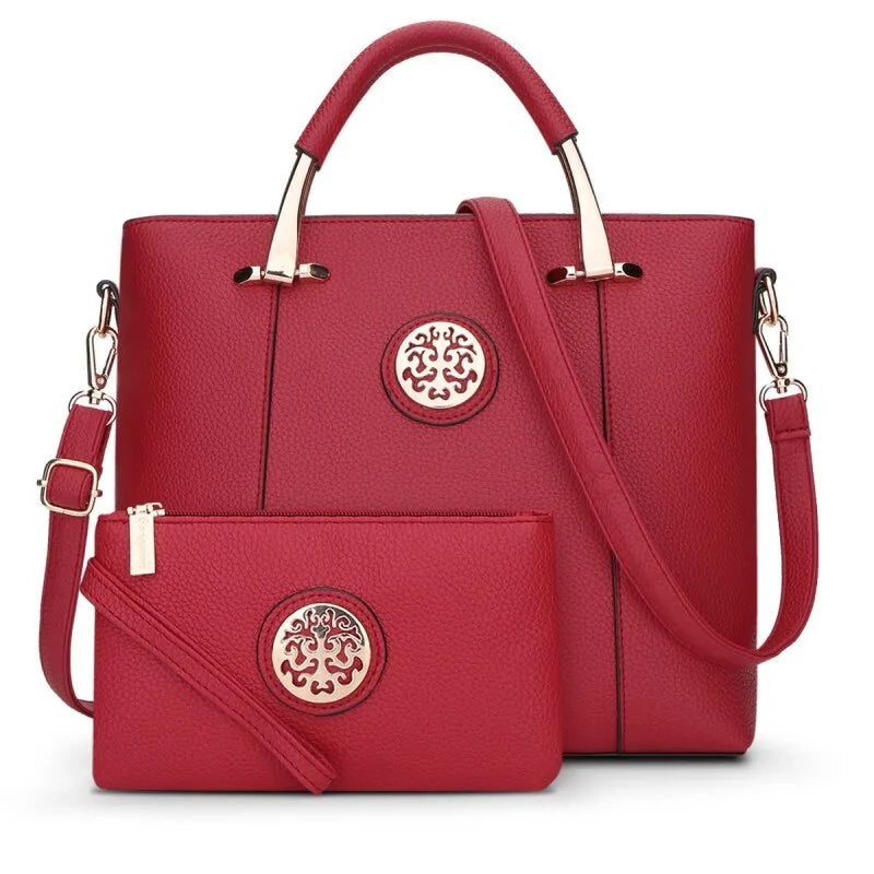 Elegant Women's Bag Set - Fashionable PU Leather